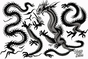Dragon tattoo idea