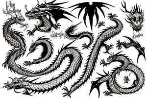 Dragon tattoo idea