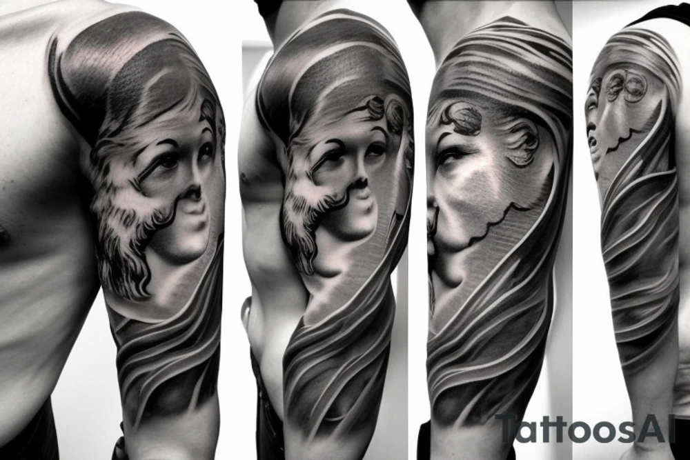 zeus, clouds tattoo idea
