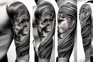 zeus, clouds tattoo idea