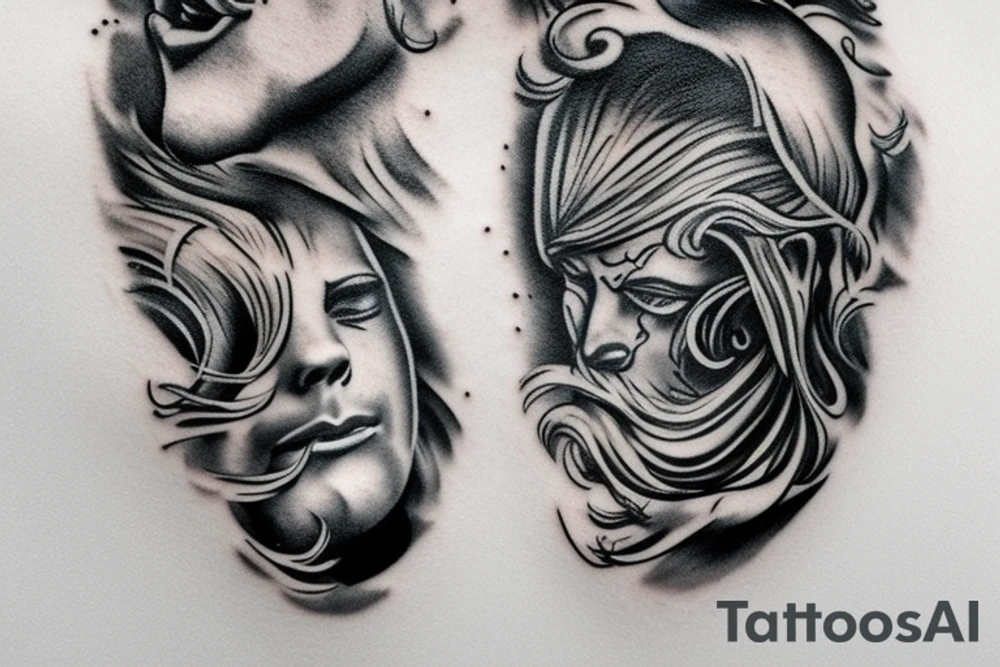 zeus, clouds tattoo idea