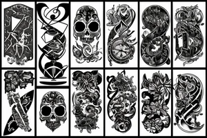 Number 7 tattoo idea