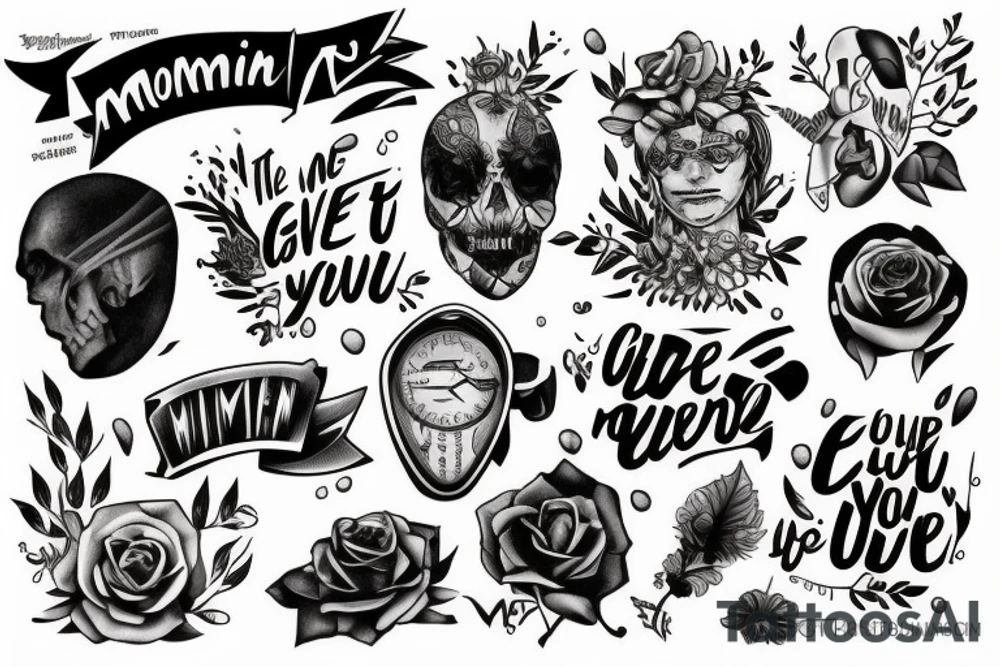 “ The moment you give up is the moment you let someone else win” tattoo idea