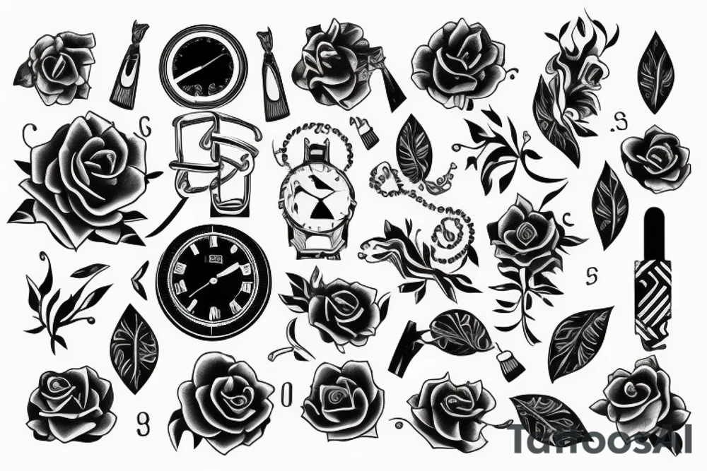 timeless life tattoo idea