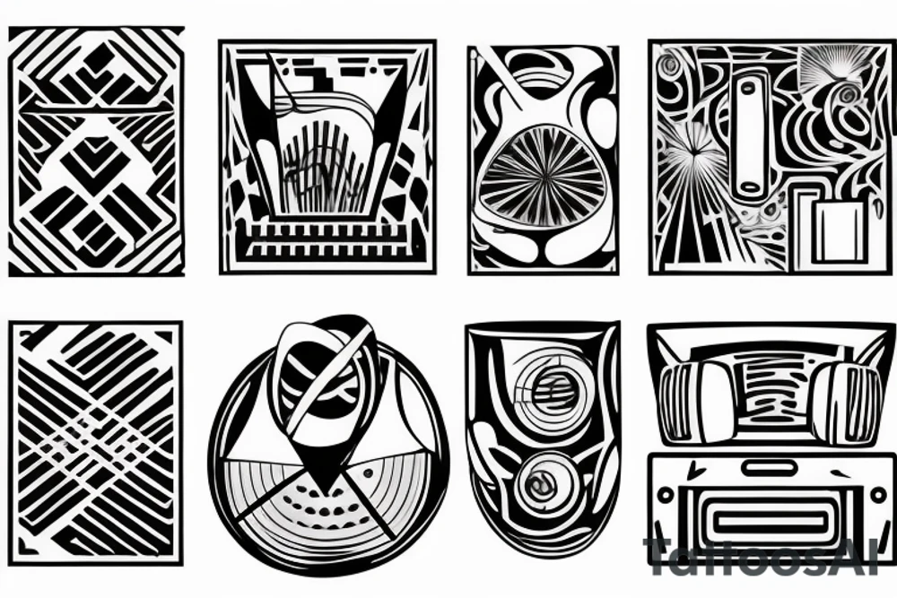 music that is not bounded by time tattoo idea