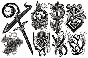 sword into the hearth tattoo idea