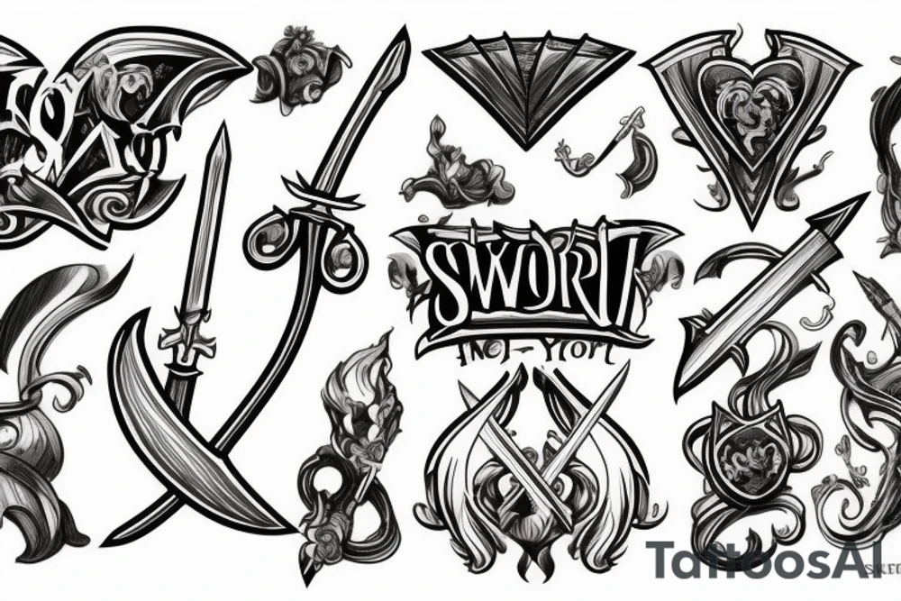sword into the hearth tattoo idea