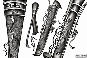 swiss alphorn tattoo idea