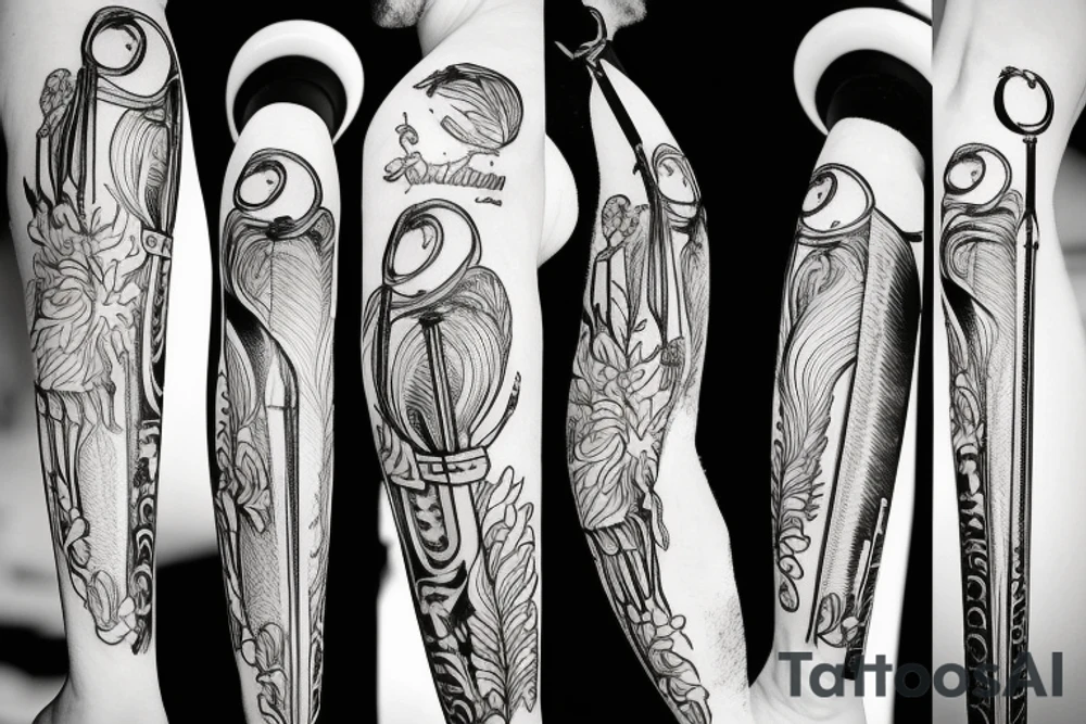 swiss alphorn tattoo idea