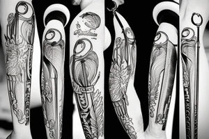 swiss alphorn tattoo idea