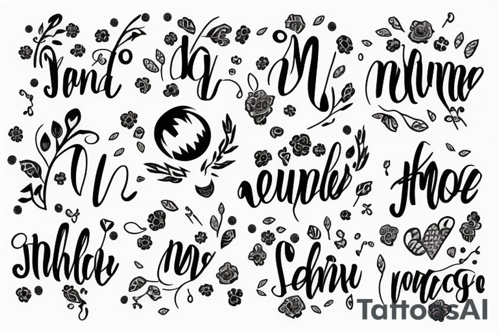 My Daughters name tattoo idea