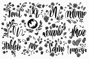 My Daughters name tattoo idea