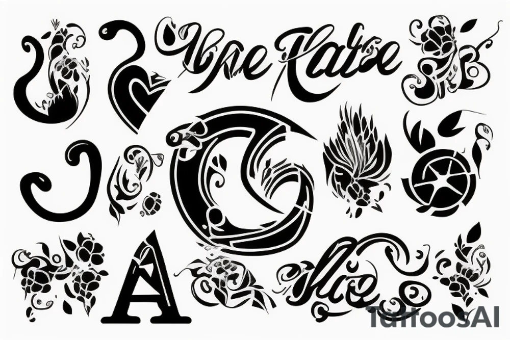 Name tatoo tattoo idea