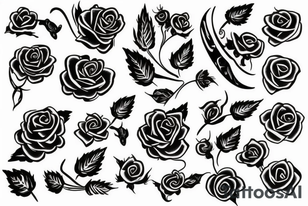 rose tattoo idea