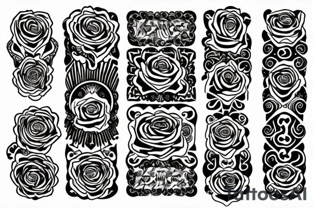 rose tattoo idea