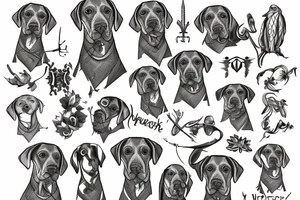 magiar vizsla prank tattoo idea