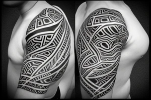 stencil, turtle, polynesian tattoo idea