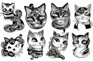 Cat fierce tattoo idea