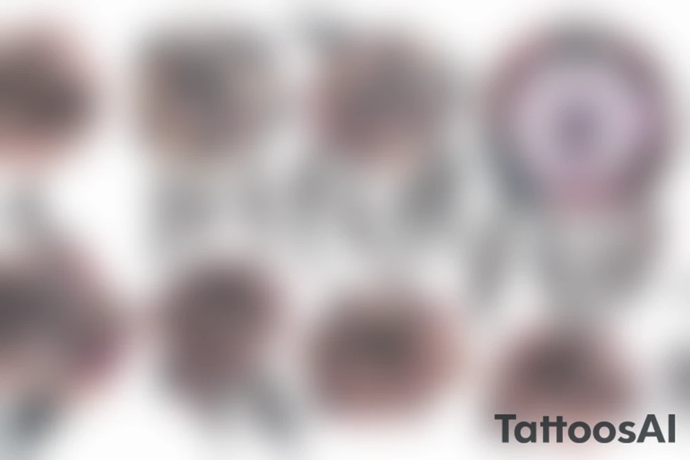universe, dream catcher, rose tattoo idea