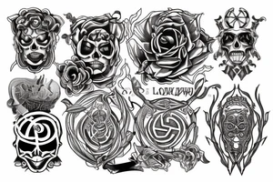 Tattoo of a labyrinth like the one in Westworld tattoo idea