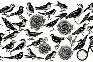 wagtail tattoo idea
