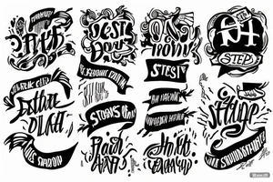 text it's one step away tattoo idea