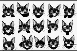 Siamese cat, tattoo, beenie hat tattoo idea
