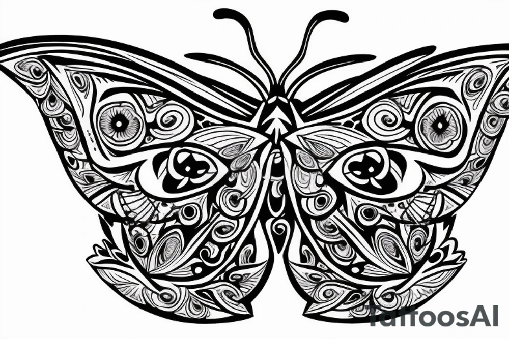 neotraditional moth tattoo with a skull inside tattoo idea neotraditional moth tattoo with a skull inside tattoo idea