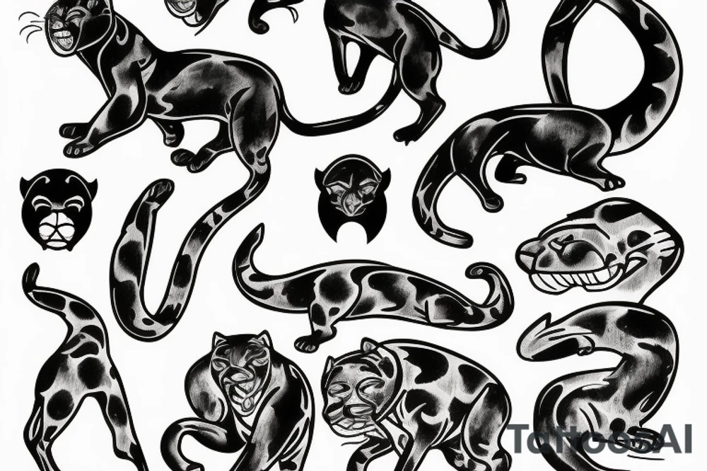 panther tattoo idea