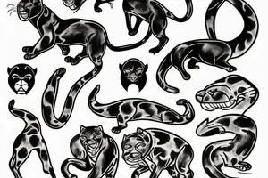 panther tattoo idea