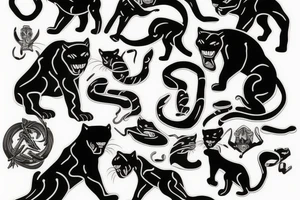 panther tattoo idea