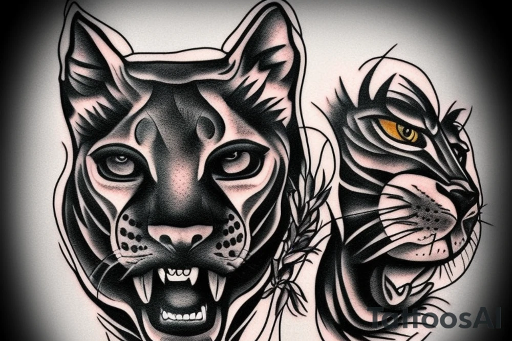panther tattoo idea