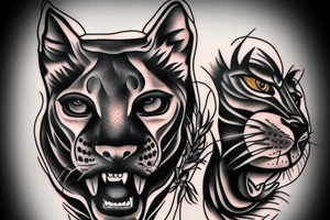 panther tattoo idea