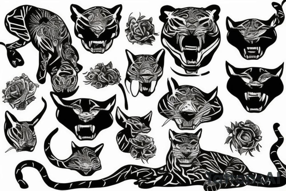 panther tattoo idea