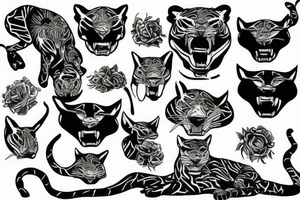 panther tattoo idea