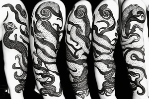 Kraken with ship tattoo idea