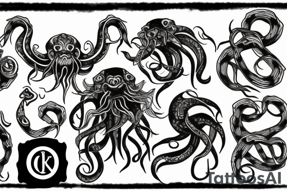 Kraken tattoo idea