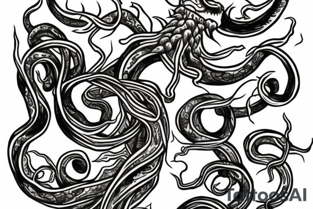 Kraken tattoo idea