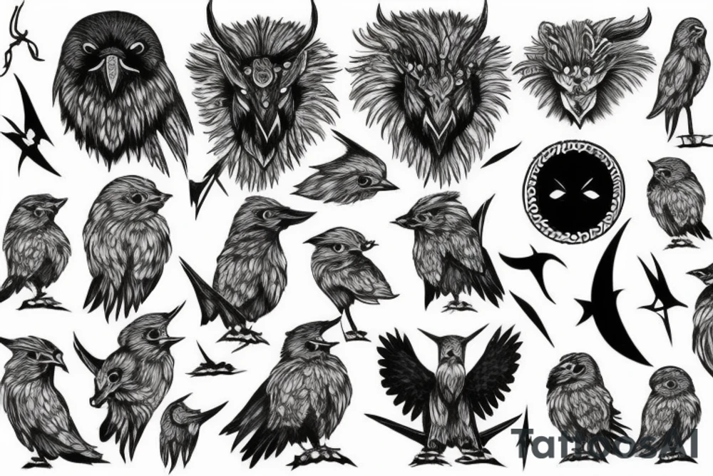 Norse. With muninn and Huginn tattoo idea