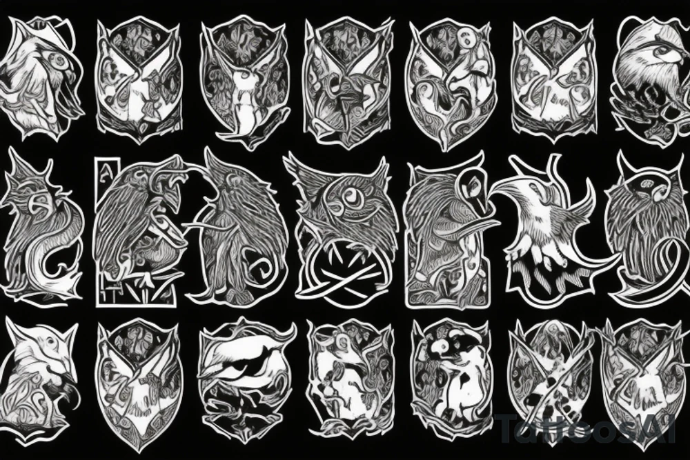 Norse. With muninn and Huginn tattoo idea