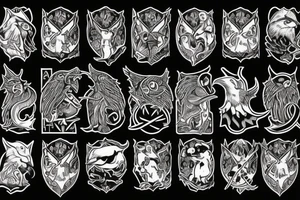 Norse. With muninn and Huginn tattoo idea