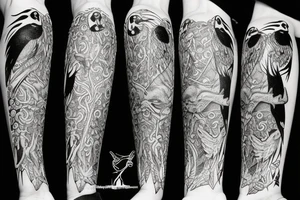 Norse. With muninn and Huginn tattoo idea