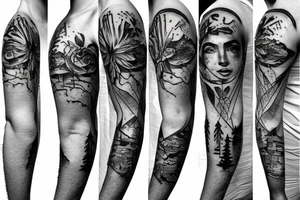 Lebanon map tattoo idea
