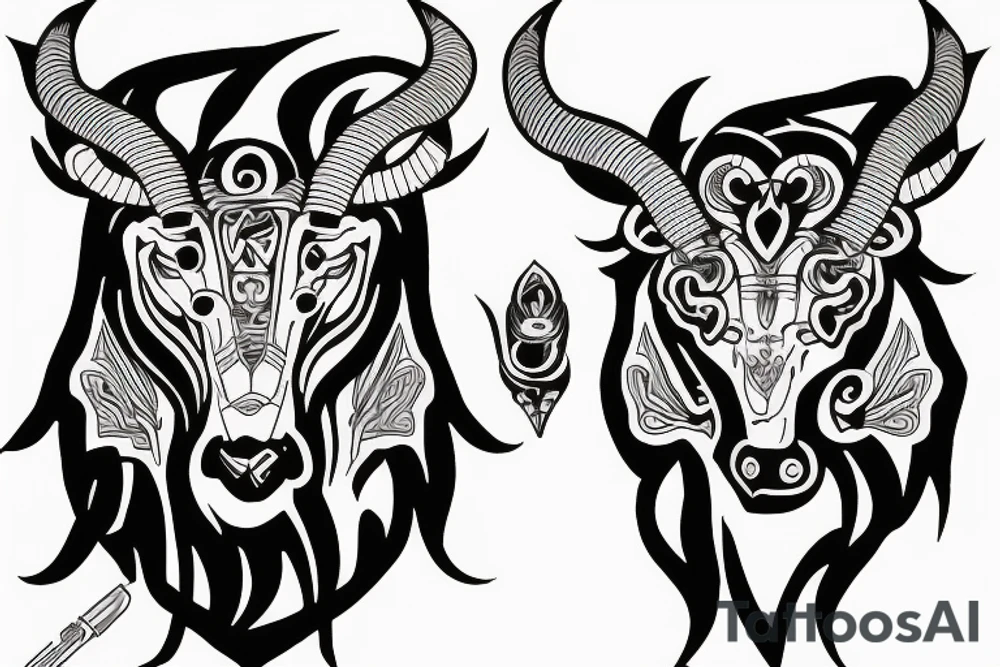 taurus thunderbolt tattoo idea