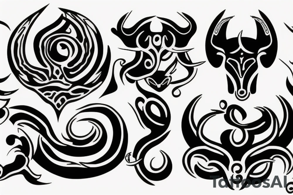 taurus thunderbolt tattoo idea