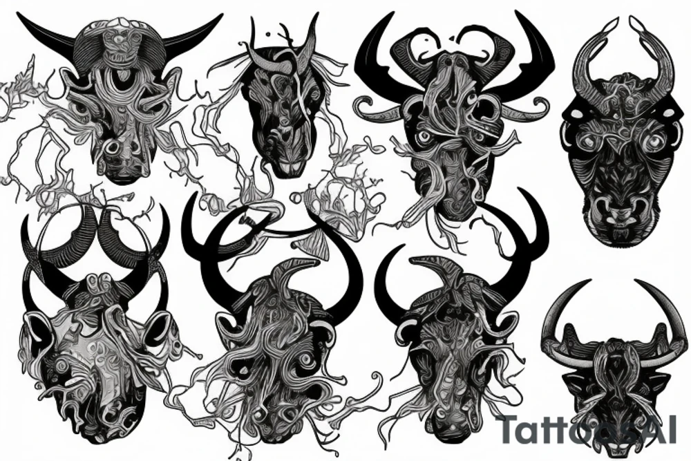 taurus thunderbolt tattoo idea