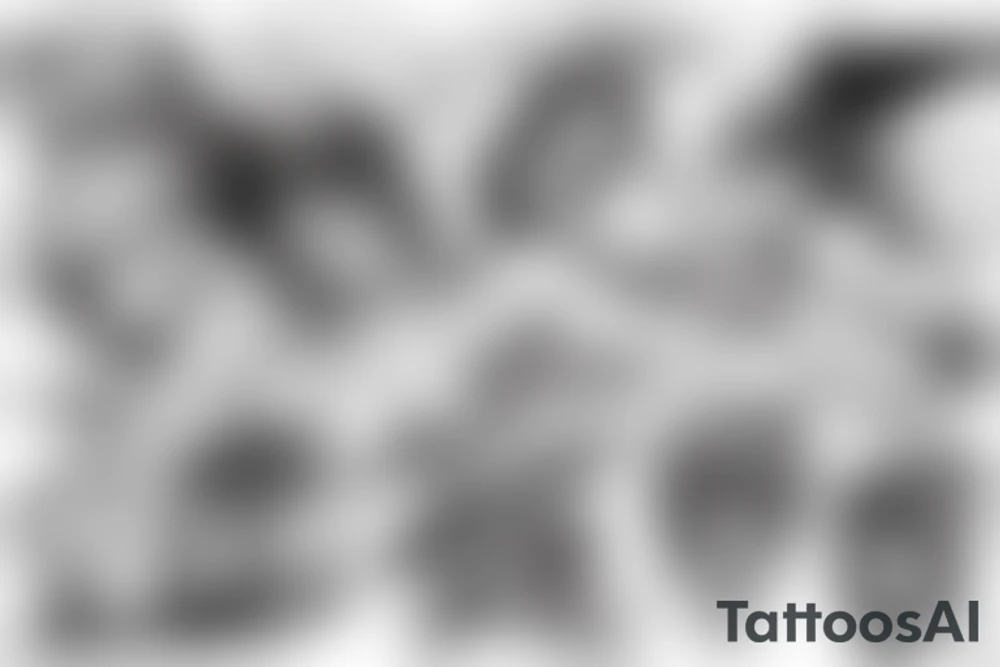 lightning strike, gods, storm, icarus, manga style, anger tattoo idea