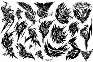 lightning strike, gods, storm, icarus, anger, lightning, black lightning tattoo idea