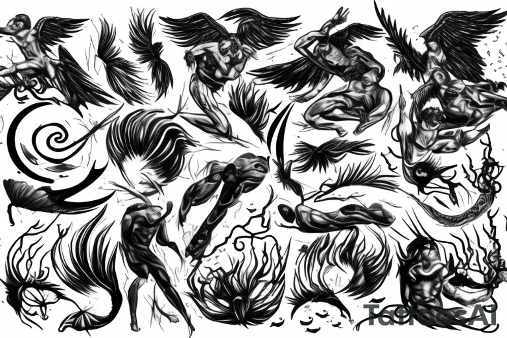 lightning strike, gods, storm, icarus, anger, lightning, white lightning tattoo idea