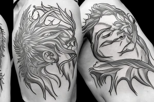 lightning strike, gods, storm, icarus, anger, lightning, white lightning, japanese clouds tattoo idea